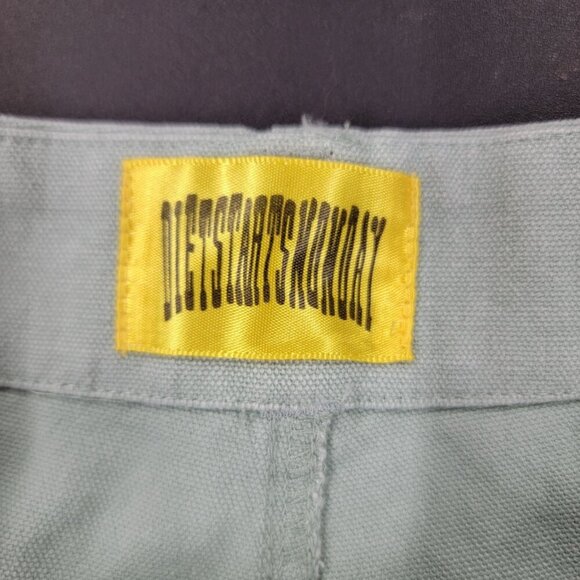 Diet Starts Monday Mens Size 30 Cargo Utility Pant Light Green Straight Leg - Picture 7 of 12